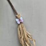 Vassoura Energética Artesanal | Limpeza Espiritual e Proteção | YULE (borboleta)